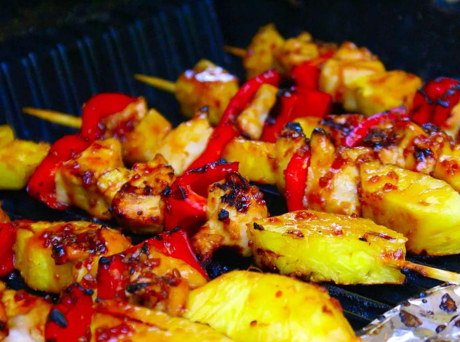 Grilled Chicken Skewers