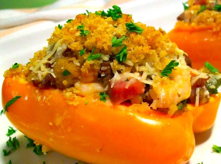 N'Awlins Stuffed Bell Peppers