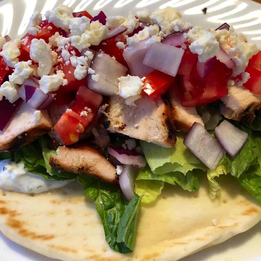 Gyro-Style Chicken Souvlaki