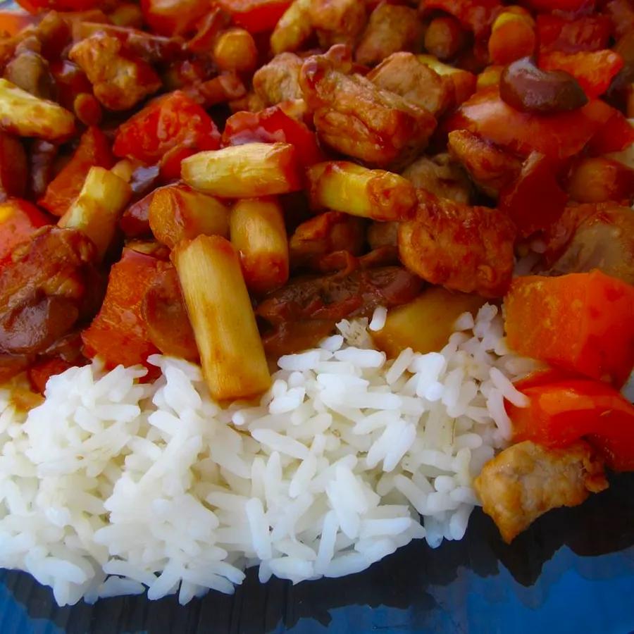 Pork Chop Suey Dish