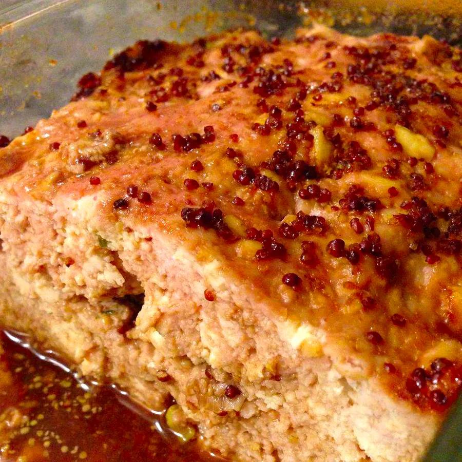 Sweet and Savory Glazed Tofu Meatloaf