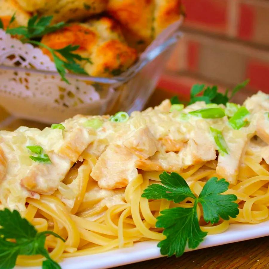 Creamy Chicken Linguine