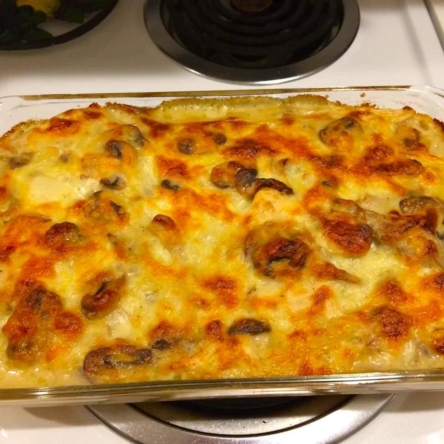 Turkey Tetrazzini Casserole