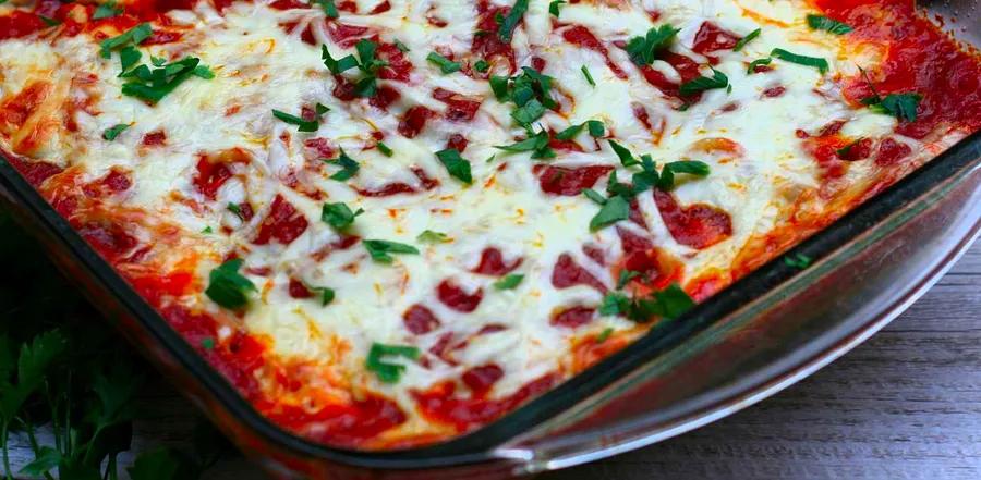 Cheesy Baked Spaghetti Casserole