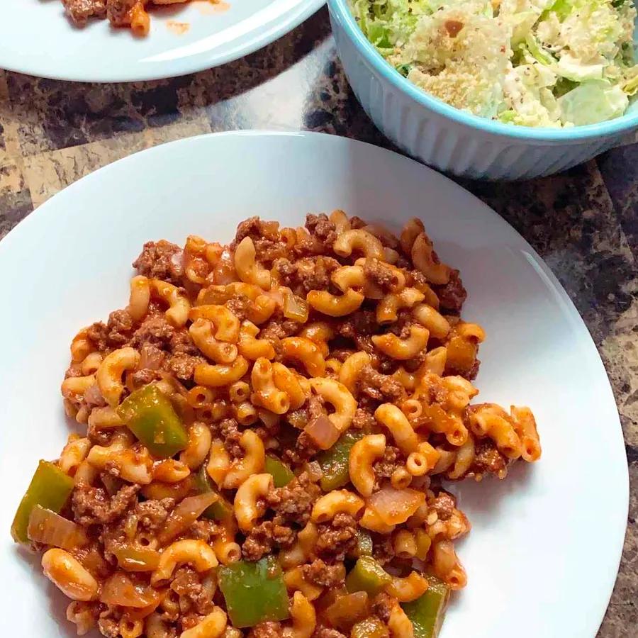 Ground Beef and Elbow Pasta