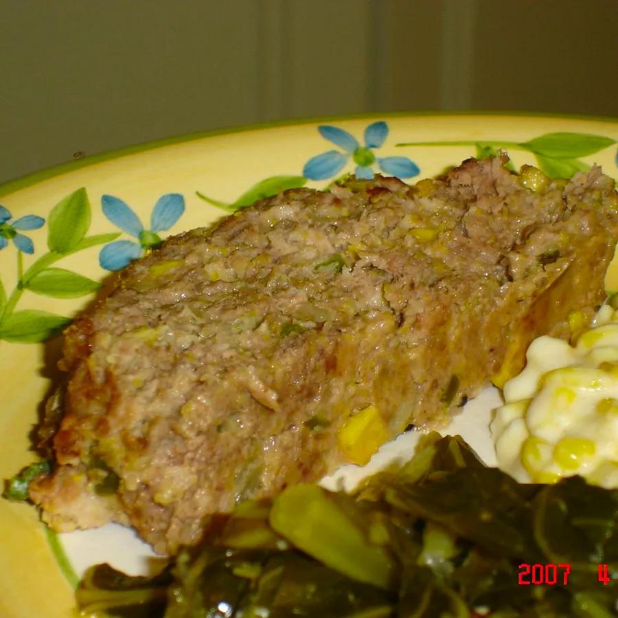 Dad's Hearty Cornbread and Jalapeno Meatloaf