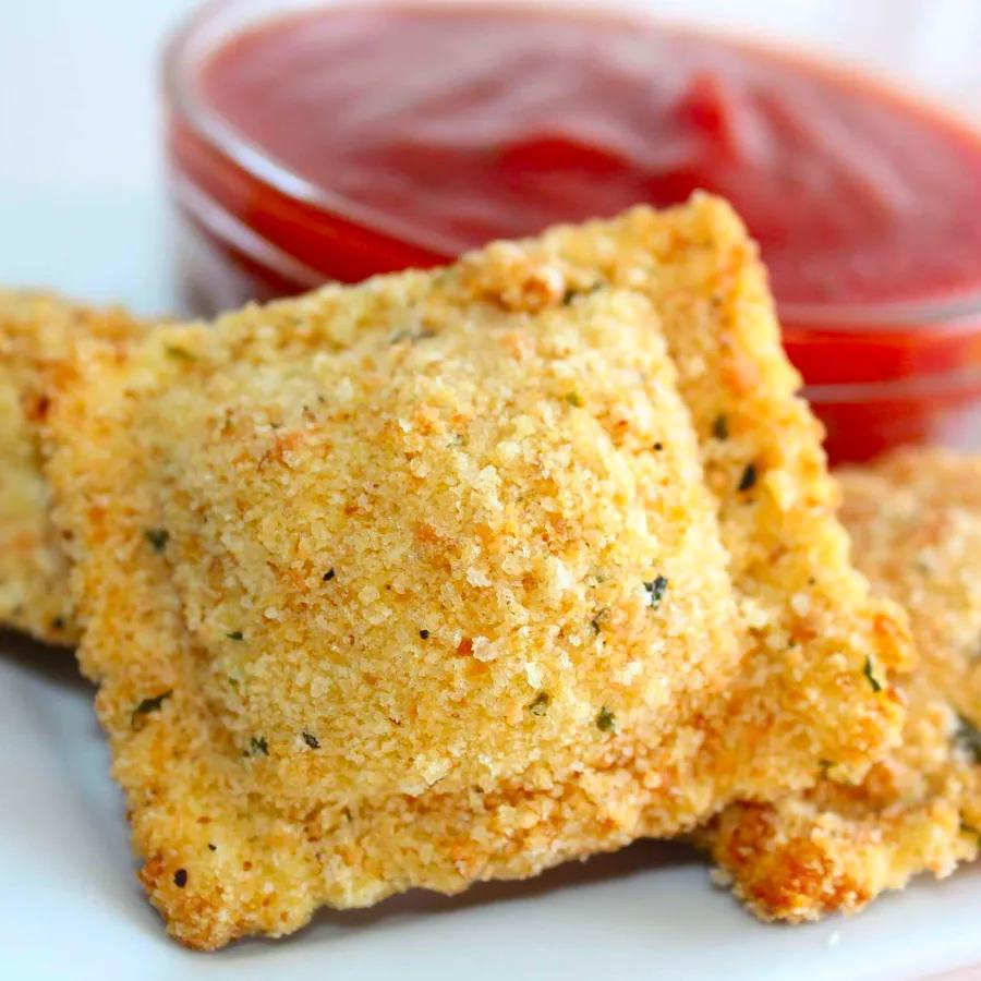 Crispy Breaded Toasted Ravioli