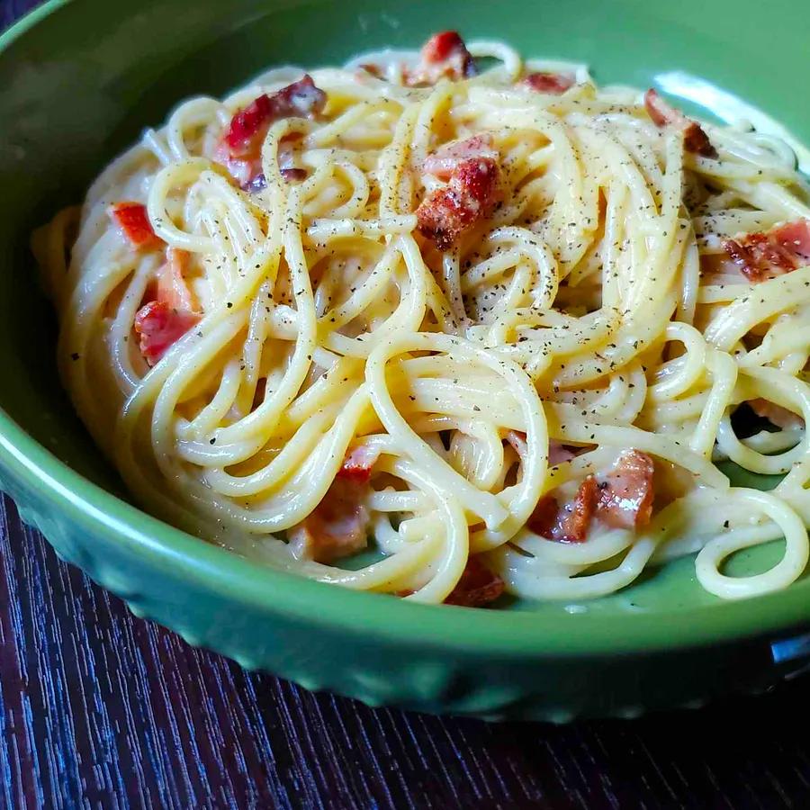 Bacon-Infused Italian Carbonara