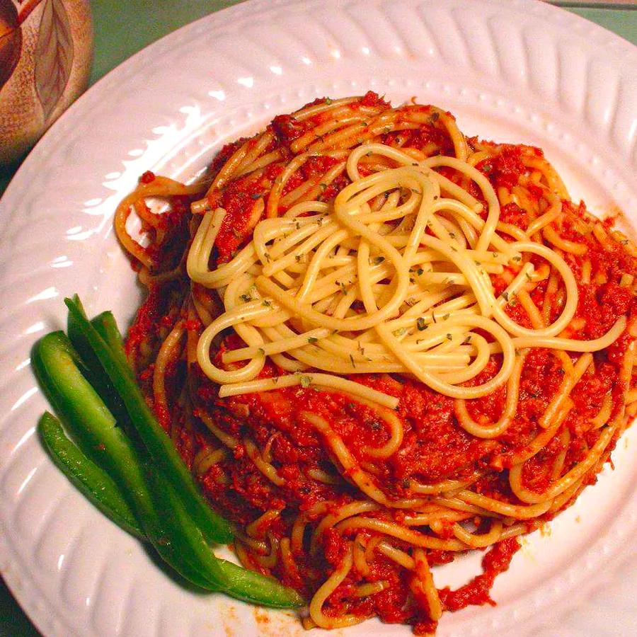 Corned Beef Spaghetti