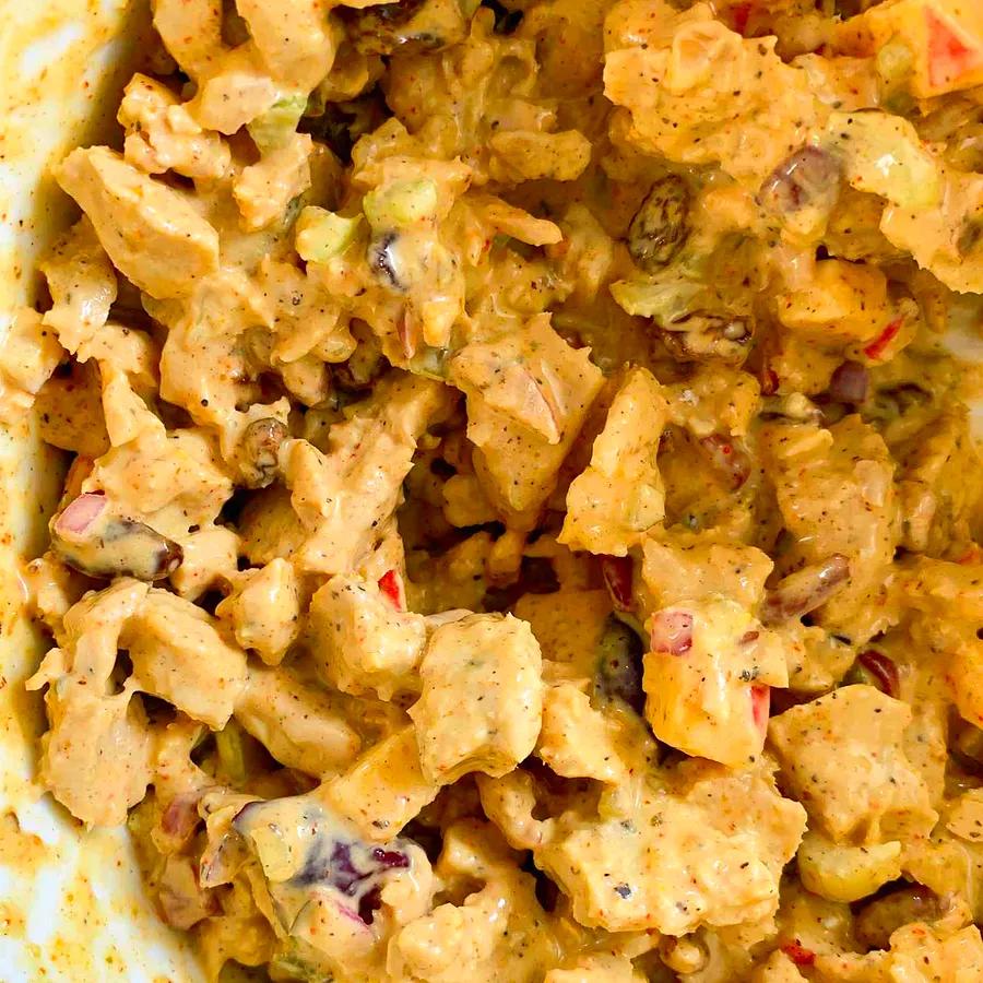 Curried Chicken Salad with Fruit