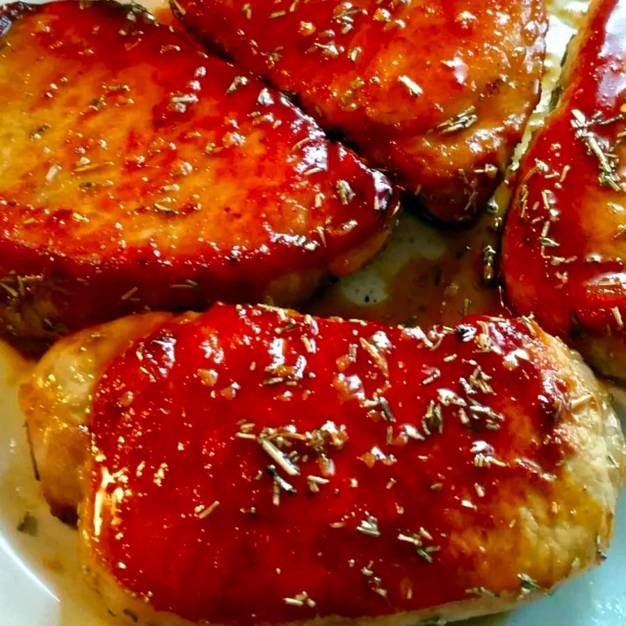 Apple Cider-Glazed Pork Chops