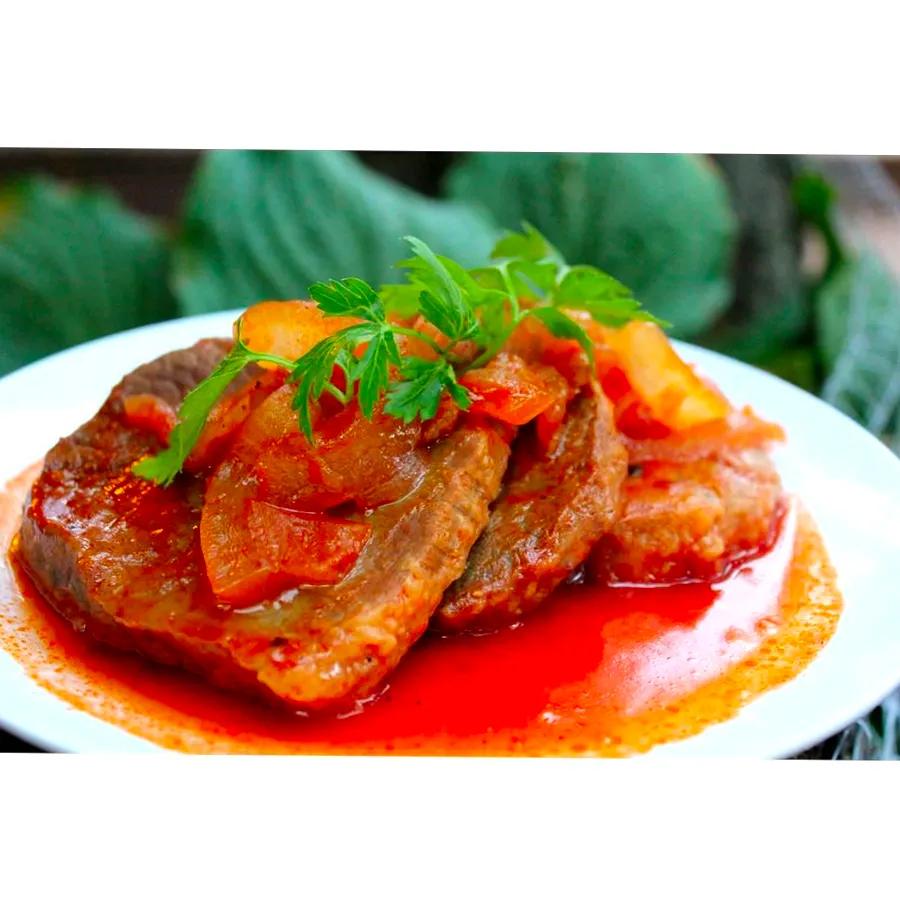 Eye of Round Steak with Ketchup Gravy