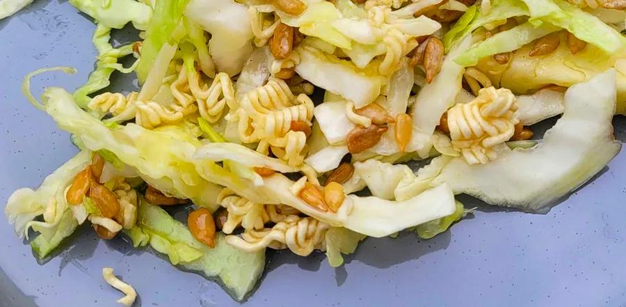 Crispy Ramen Cabbage Salad