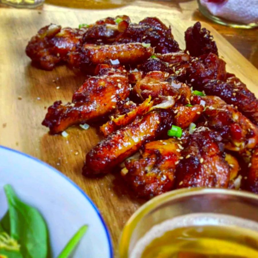 Cola-Glazed Wings