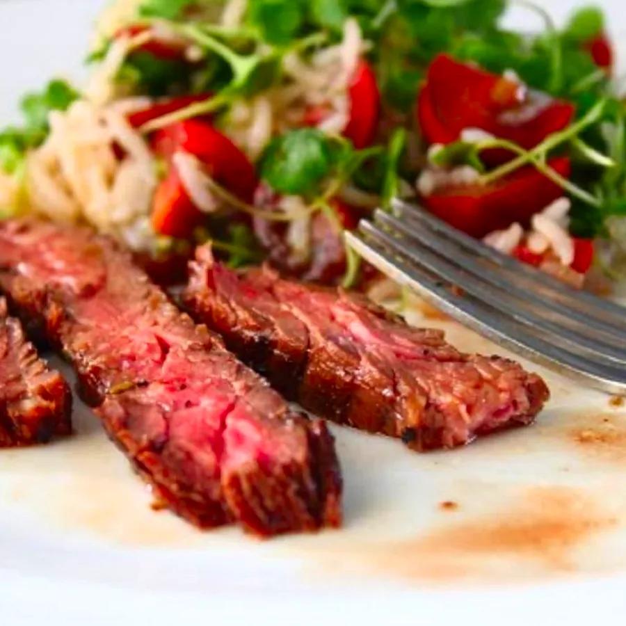 Skirt Steak with Marsala Wine Marinade