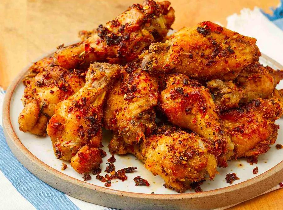 Crispy Garlic Parmesan Chicken Wings