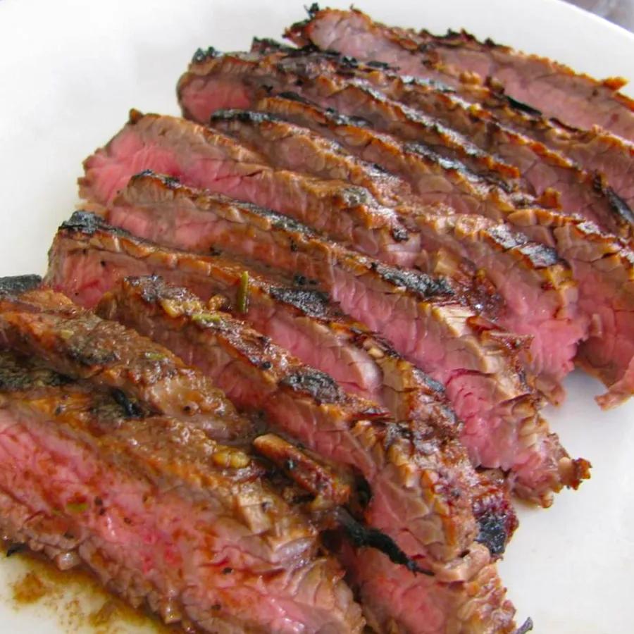 Grilled Skirt Steak with Coffee and Cola Marinade