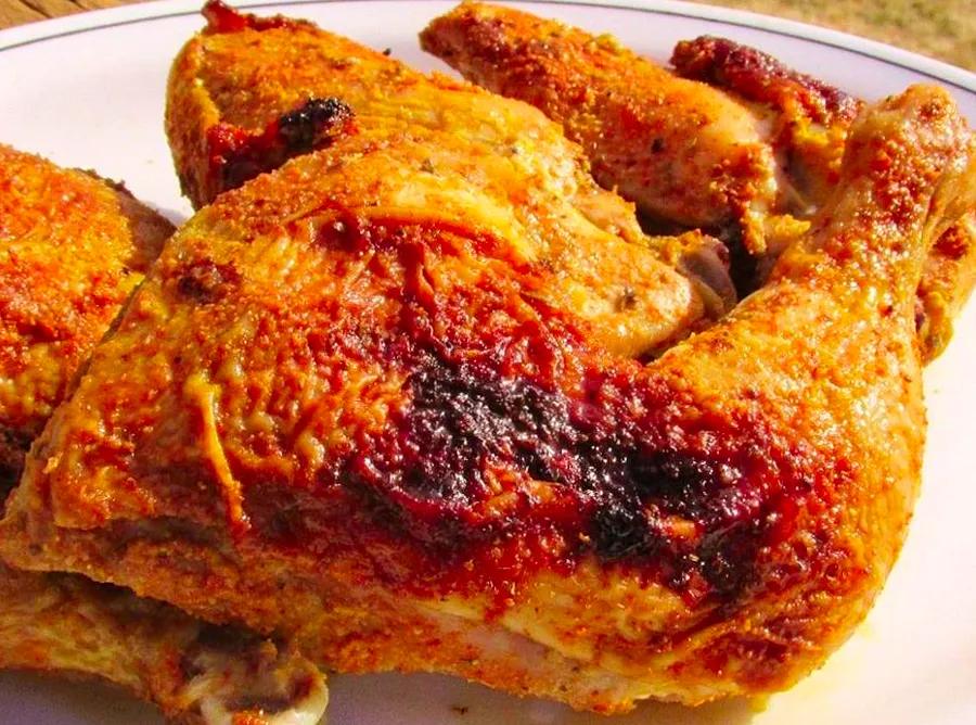 Roast Chicken Quarters with Spices