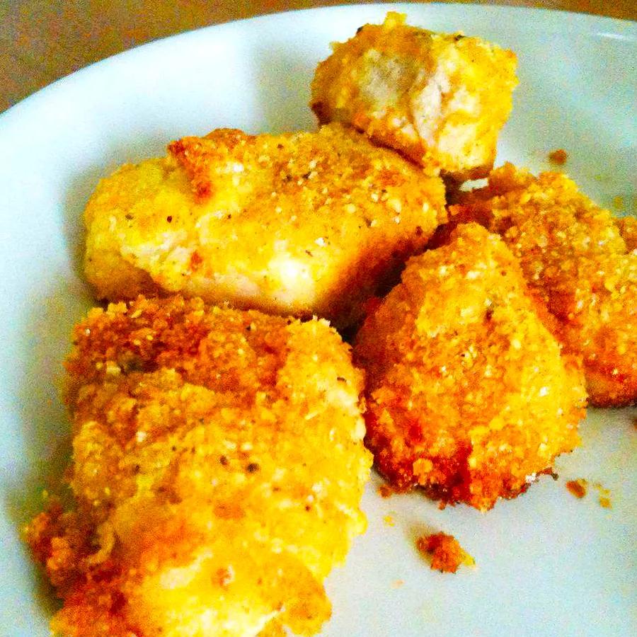 Parmesan Garlic Oven-Fried Chicken