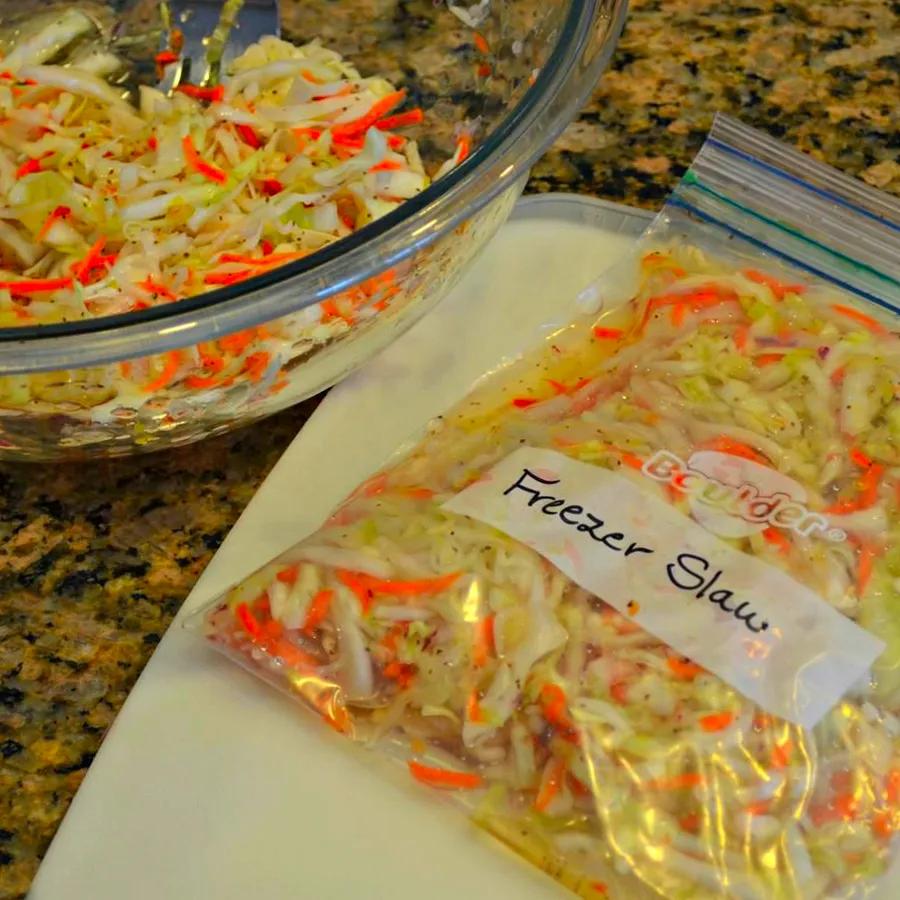 Freezer Slaw Recipe