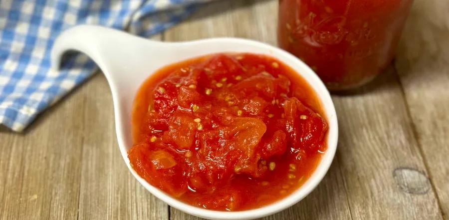 Homemade Simmered Tomatoes