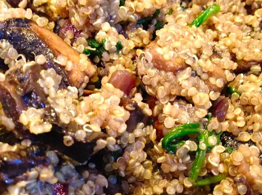 Mushroom Quinoa Delight