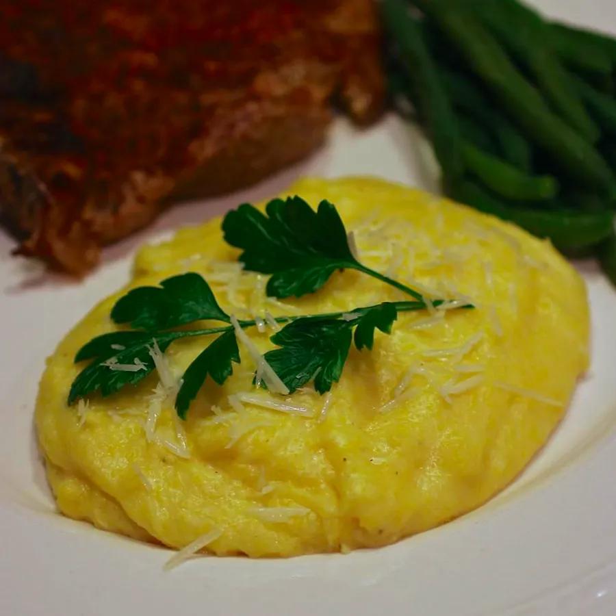 Creamy Cheesy Polenta