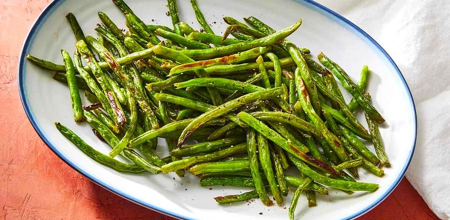 Crispy Oven-Roasted Green Beans