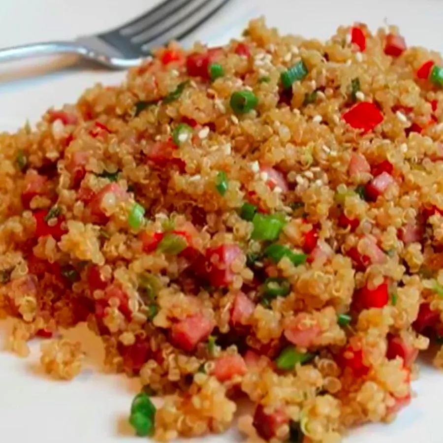 Pork and Quinoa Stir-Fry