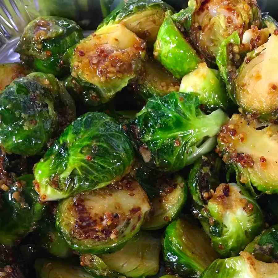 Honey Dijon Brussels Sprouts