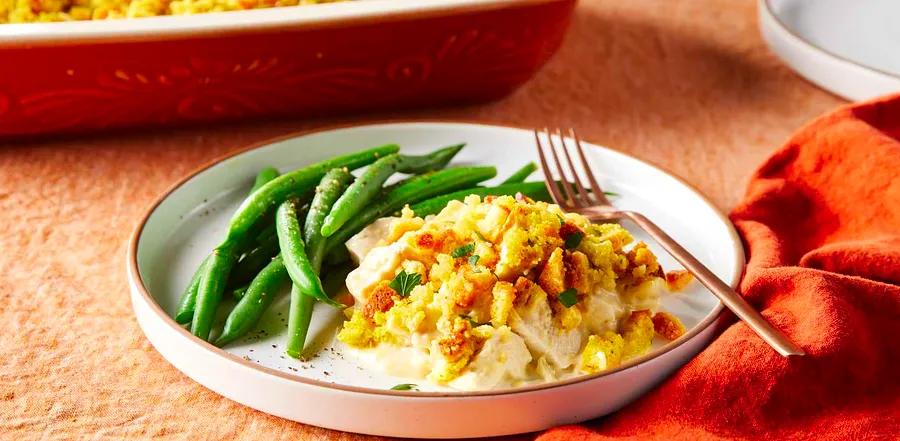 Aunt Jewel's Southern Chicken Dressing Casserole