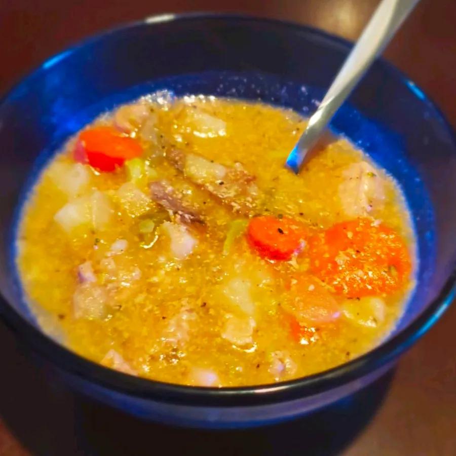 Hearty Pork Chop Soup