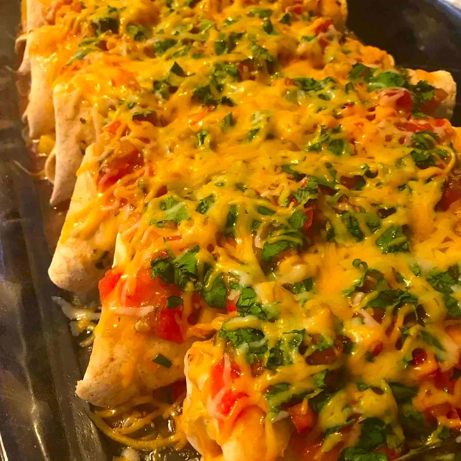 Vegetarian Black Bean Enchiladas