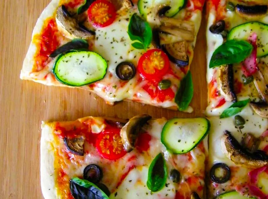 Homemade Veggie Pizza Recipe