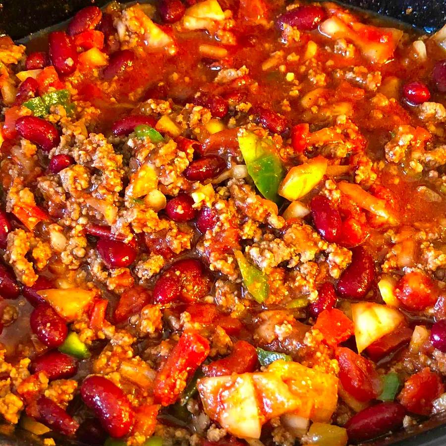 Fiery Slow-Cooked Chili