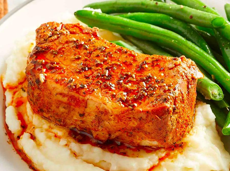 Slow Cooker Braised Pork Chops