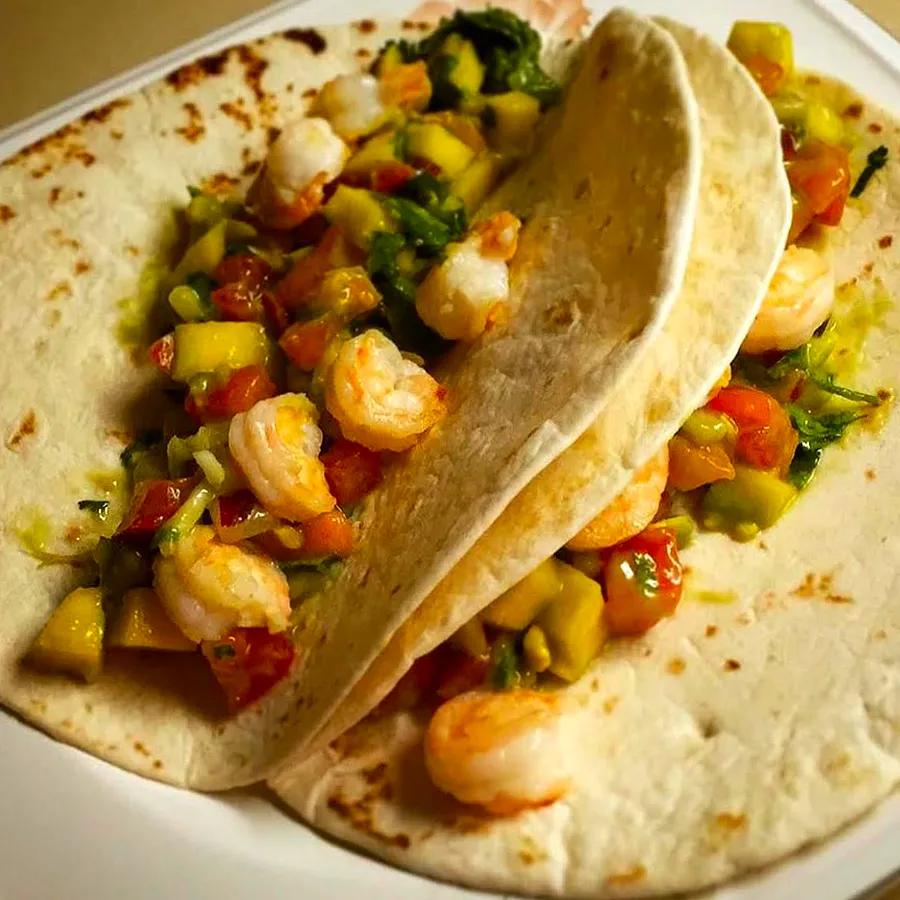 Honey Butter Shrimp Tacos