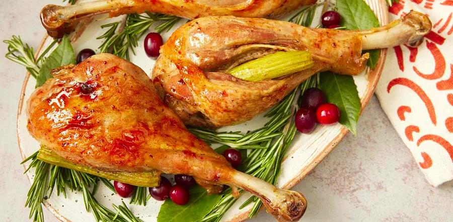 Crispy Roasted Turkey Legs