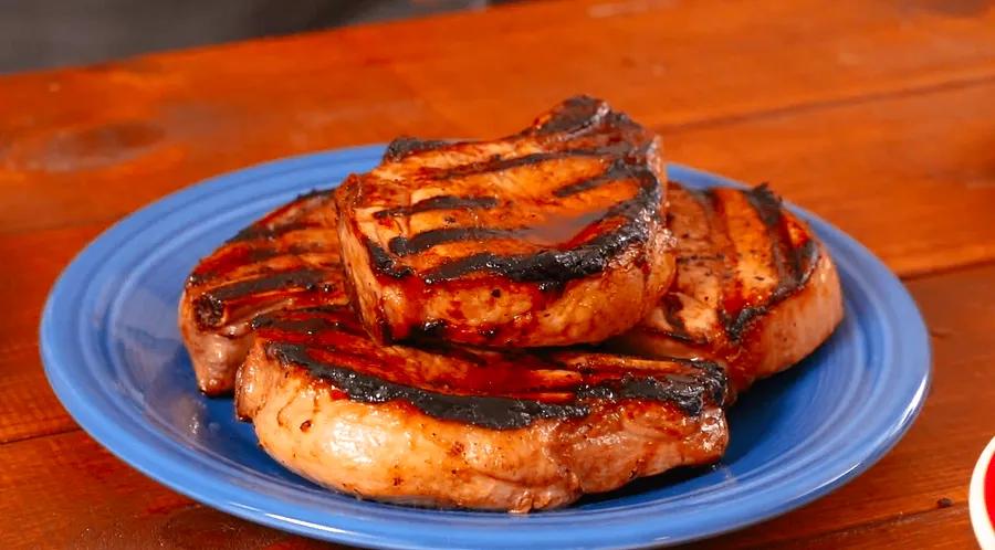 Root Beer Glazed Pork Chops