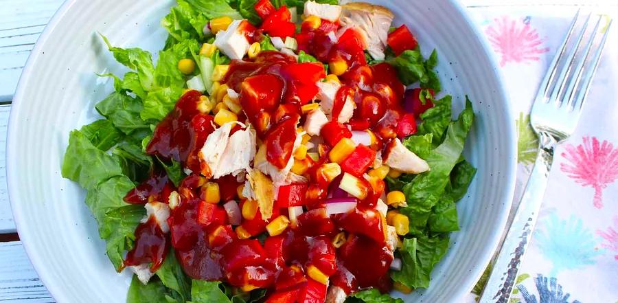 Grilled BBQ Chicken Salad