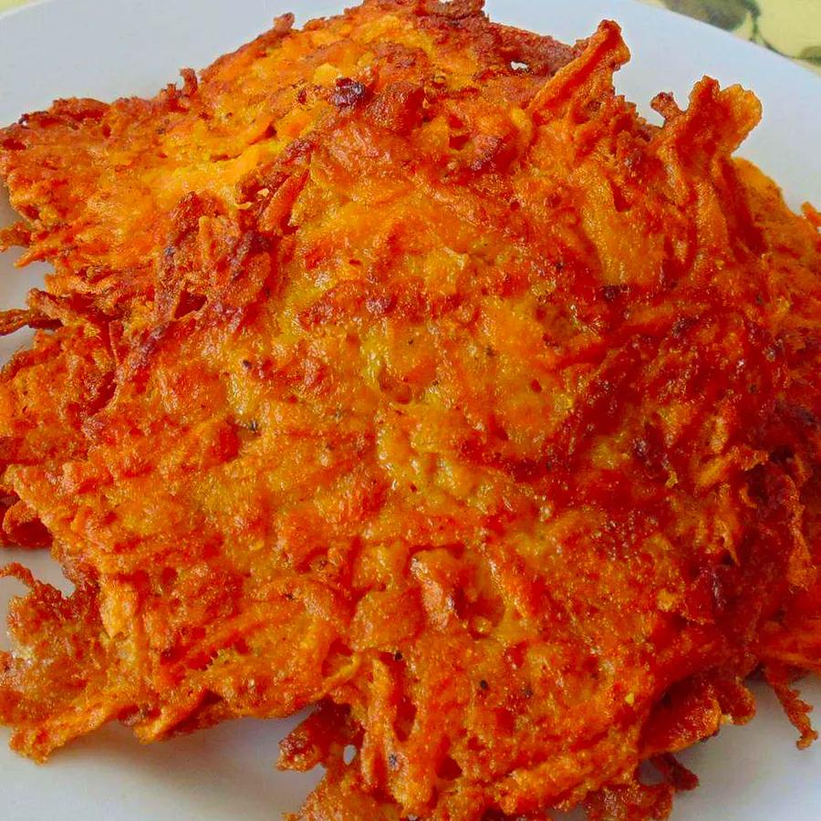 Curried Sweet Potato Latkes