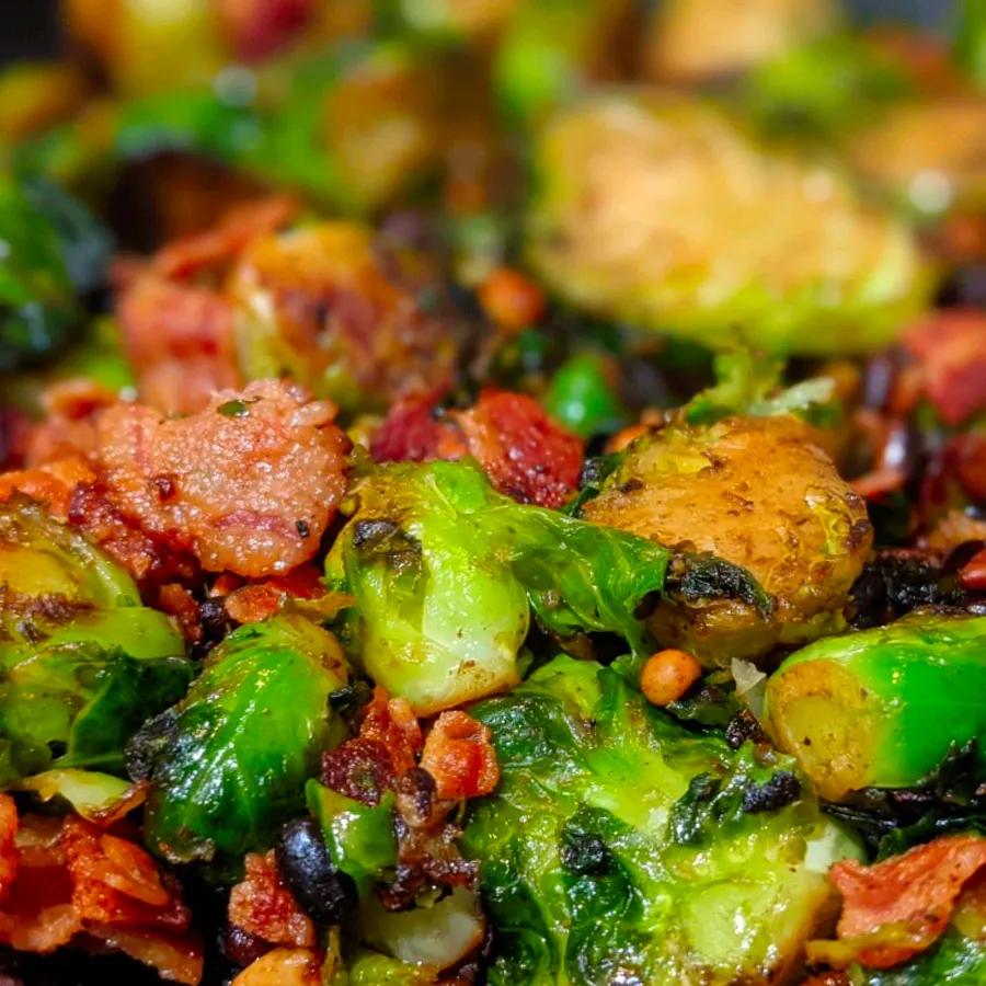 Crispy Shredded Brussels Sprouts