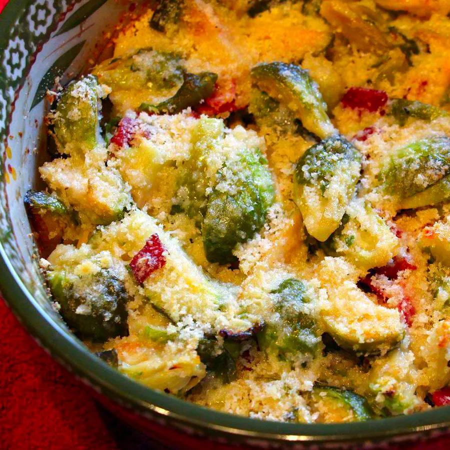 Brussels Sprouts Gratin Delight