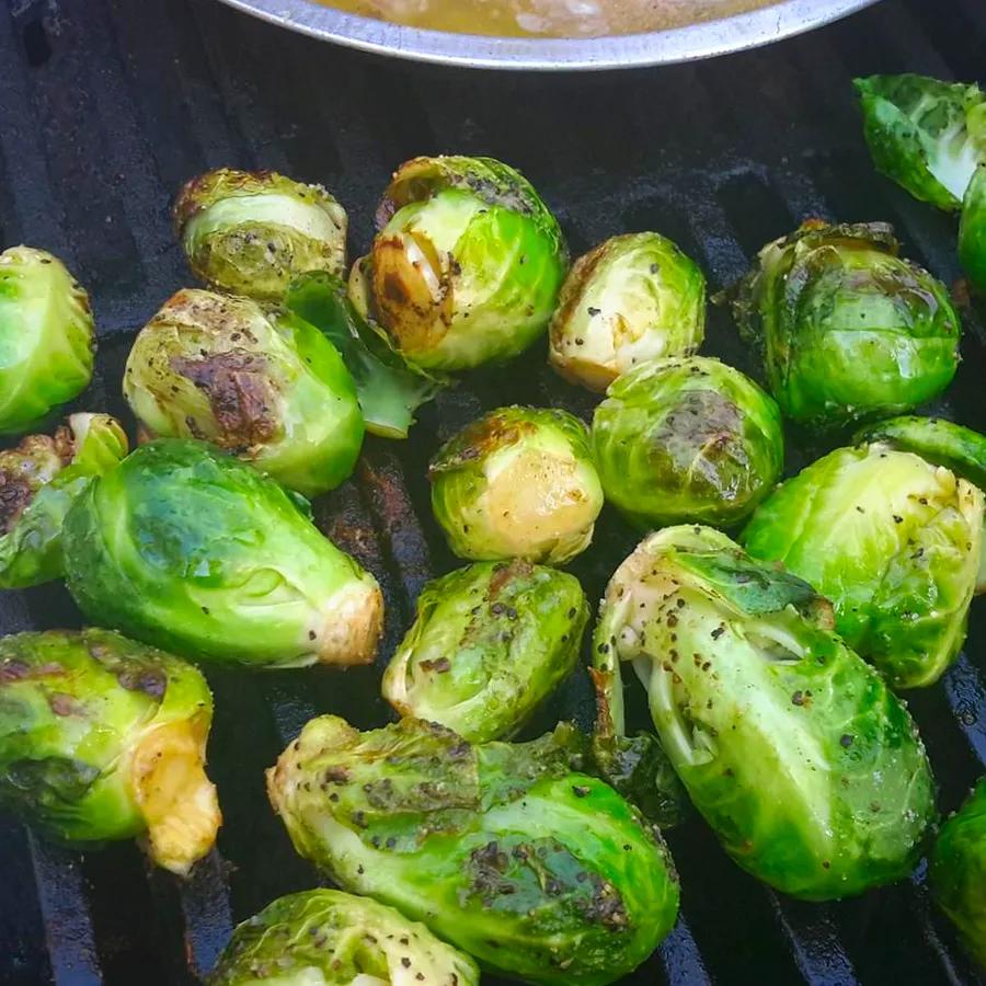 Grilled Brussels Sprouts Delights