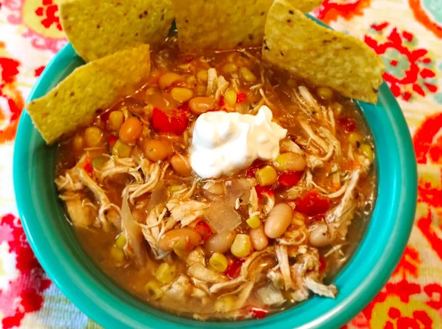 Slow Cooker Chicken Chili