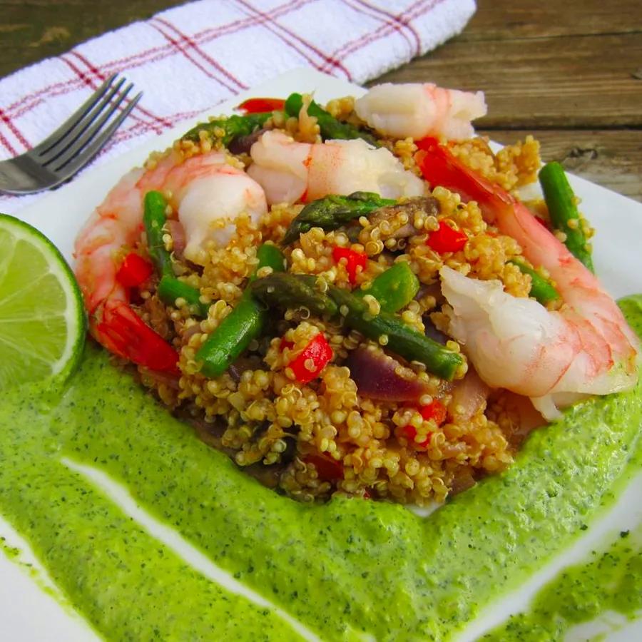 Shrimp and Quinoa Medley