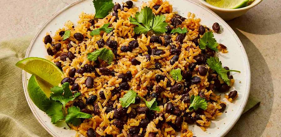 Black Beans and Rice Dish