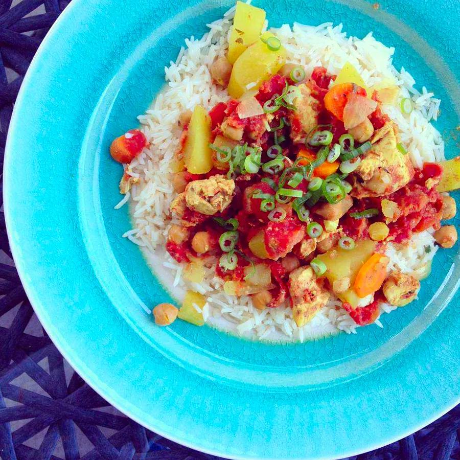 Slow Cooker Chicken Marrakesh Stew