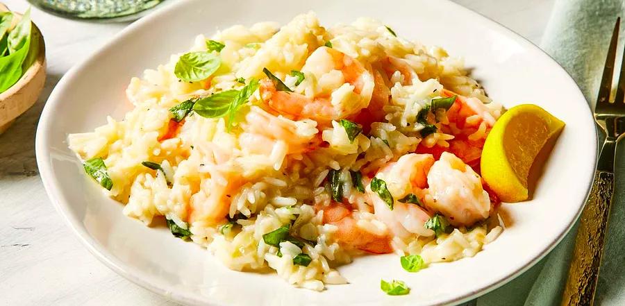 One-Pan Lemon Shrimp and Rice