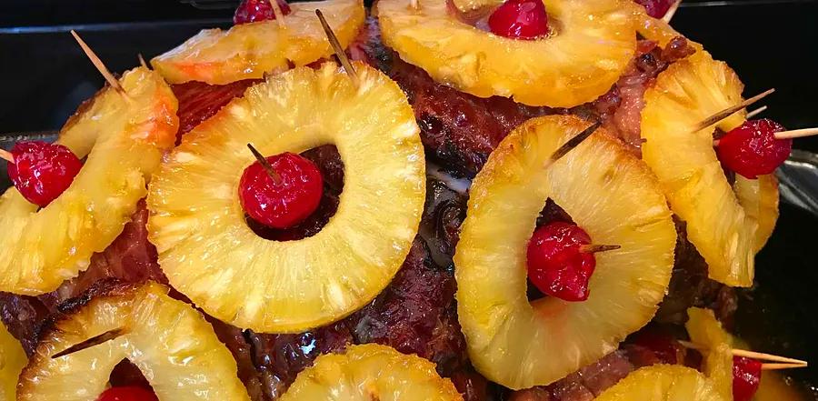 Pineapple-Glazed Spiral Ham